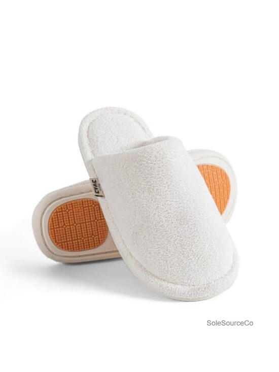 Shoes - Fuzzy Memory Foam Slippers Plush Slip-On House Shoes